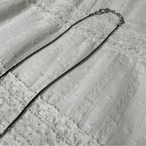 Brighton necklace silver tone finish heart clasp - Picture 3 of 6